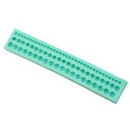 Hot Three Row 6/8/10mm Beads Silicone Mould Cake Decor Mold Sugarcraft