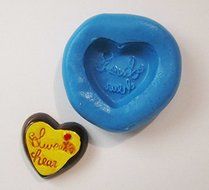 Heart Cake Flexible Food Grade Silicone Push Mold for Polymer Clay, Resin,wax,miniature Food,sweets,plaster