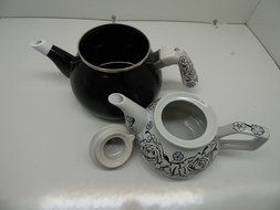 3 Pieces Tea Kettle Set-Family Size,Enamel,Stove Top, Fourth One. N2