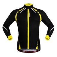 WOLFBIKE Thermal Fleece Cycling Jersey Shirt Casual Jacket Long Sleeve, Green, Size XL N23