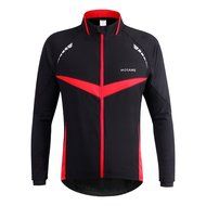 WOLFBIKE Thermal Fleece Cycling Jersey Shirt Casual Jacket Long Sleeve, Green, Size XL N26