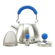 Whistling Tea Kettle, Mini Stainless Steel Teapots Hot Water Kettle (Red) N3