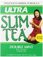 Ultra Slim Tea, Double Mint, Tea Bags, 24 Count Box N2