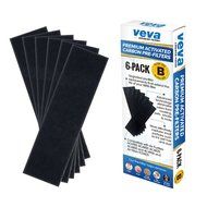 Premium Carbon Activated Pre Filter 6 Pack for Germ Guardian Air Purifier Models AC4800 Series (AC4825, AC4825e... N7