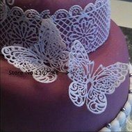 Butterfly Shape Silicone Mold Lace Cake Molds Fondant Tools Forma De Bolo Cake Decorating Tools Silicone Chocolate... N13