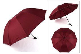 Mother's Day Gift, Elegant Ultralight Windproof Sun Rain Folding Umbrella (Dark Green) N9