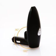 LEDMO Car Air Freshener, Ionizer Air Purifier with Dual USB Car Charger for iPhone Samsung and Android, Protable... N6
