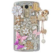 Spritech(TM) Bling Phone Case For LG V10,3D Handmade Crystal Perfume Pattern Accessary Design Clear Cellphone... N9