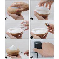 Cool Mist Humidifier, TurnRaise Essential Oil Diffuser Humidifier w/ Cool Air Ultrasonic Aromatherapy, 4 Timer... N35