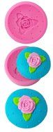 FOUR-C Cake Mold Flower Decor Silicone Mould Color Pink N2