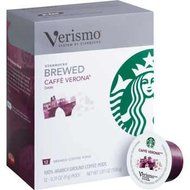Starbucks Verona Coffee and Brewed Coffee Pods, Count of 72