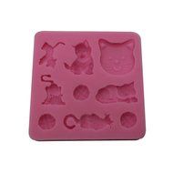 Joylive 3D Cat Chocolate Candy Jelly Fondant Cake Tool Silicone Mold Baking Pan Bakeware