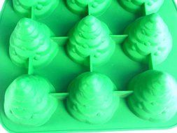 Christmas Tree Shaped Silicone Cake Chocolate Baking Mold Tools Muffin
