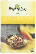 Mighty Leaf Herbal Tea, Organic African Nectar, 15 Pouches (Pack of 3) N3