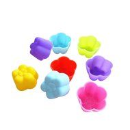GOTD Baking Mould Cake Bread Chocolate Jelly Candy Mold, Kitchen Craft Colourworks Silicone Cupcake Cases, Pack... N15