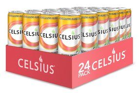 Celsius Green Tea, Peach Mango, 12 Ounce (Pack of 12) N12