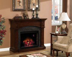 ClassicFlame 28WM4311-C259 Toledo Wall Fireplace Mantel, Cocoa (Electric Fireplace Insert sold separately) N2