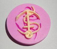 Wocuz W0706 Silicone Anchor Shape Chocolate Fondant Mold Candy Mold for Cupcake Cake Decoration Gum Mould N2