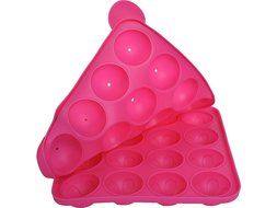 16 Cup Cake Pop Tasty Top Mold Tray Silicone Baking Flex Pan Easy Instant N5