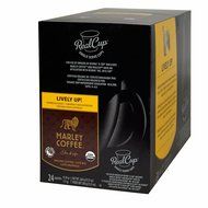 Marley Coffee, Lively Up!, Organic Espresso Roast, 24 Single Serve RealCups N8