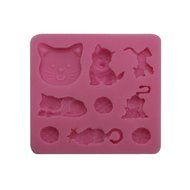 Joylive 3D Cat Chocolate Candy Jelly Fondant Cake Tool Silicone Mold Baking Pan Bakeware N2