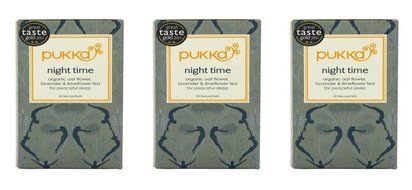 Pukka Herbal Teas Night Time Organic Oat Flower Lavender and Limeflower Tea - 20 Bags