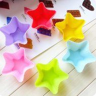 GOTD Baking Mould Cake Bread Chocolate Jelly Candy Mold, Kitchen Craft Colourworks Silicone Cupcake Cases, Pack... N21
