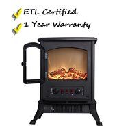 Bestmart INC Free Standing 1500W Portable Electric Fireplace Firebox Stove with Heater