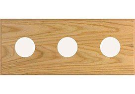 Oak Finish 3-Instrument Panel