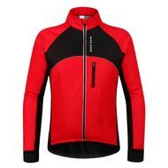 WOLFBIKE Thermal Fleece Cycling Jersey Shirt Casual Jacket Long Sleeve, Green, Size XL N58