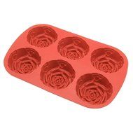BlueTop(TM) 6-Cavity Pink Silicone Cake Bread Mold Chocolate Cookie Baking Pan Ice cube Tray DIY Mold (snowflake) N3