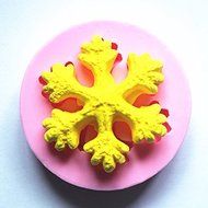 Longzang Snowflake Silicone Mold Sugar Craft DIY Gumpaste Cake Decorating Clay