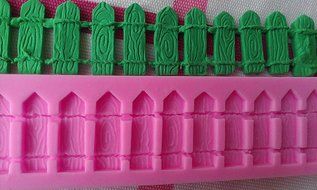 Design 130 Fence Silicone Sugar Mold, Cake Decoration Tool, Food Grade Material