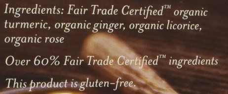 Numi Organic Turmeric Tea Amber Sun - 12 Tea Bags N2