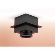 Copperfield 70653 6 Inch Dura-Vent Duratech Cathedral Ceiling Support Black, 11 Inch Tall