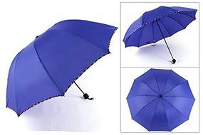 Mother's Day Gift, Elegant Ultralight Windproof Sun Rain Folding Umbrella (Dark Green) N20