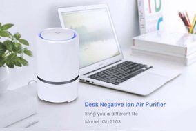 RIGOGLIOSO Portable Desktop anion sterilization Air Purifier Remove Cigarette Smoke, Odor Smell, Bacteria N7