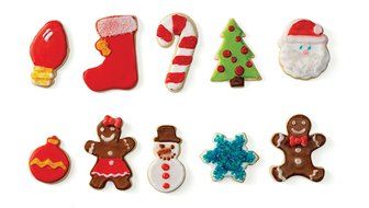 Chef'n Cookease Cookie Cutter and Stencil (Christmas Theme) N10