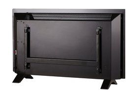 Homeleader 1500W Glass Panel Flat Convector Heater LED Screen Remove Control Black