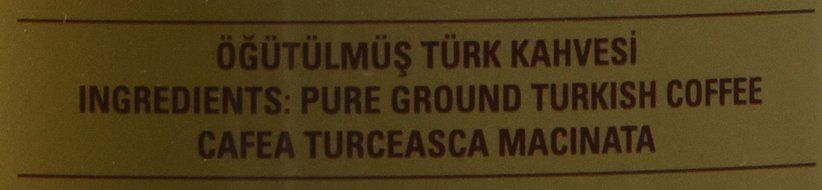 Turkish Coffee - Net Wt. 8.8 oz N6