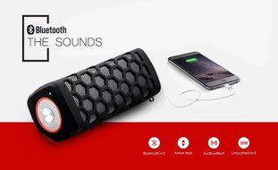 Elala Portable Speaker, Bluetooth Speaker with Built-in 7000mAh Power Bank, Loud Volume, Enhanced Bass, Waterproof... N5