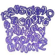 Click Down 26PCS Letter and Number Silicone Fondant Cake Icing Sugarcraft Decorating Mould Tools