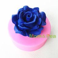 Mom&amp;pea 0649 Flower Shaped Silicone Mould for Fondant Cake Sugar Paste Cake Decoration 3d Cake Toppers Mold 5.3... N2