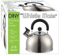 Stainless Steel Whistling Kettle 2.5qt/2.37l Hot Water Tea Stovetop