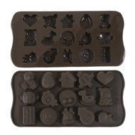 Animal Chocolate Cake Cookie Muffin Jelly Baking Silicone Bakeware Mould Mold (Cute Bears)