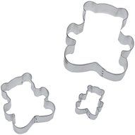 R &amp; M Teddy Bear 3 Piece Cookie Cutter Set
