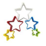 LUXEHOME Set of Colorful BPA Free Plastic Biscuit and Cookie Cutter (Round) N4