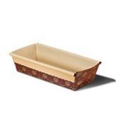 Rectangular Paper Loaf Baking Mold 8" x 2.5"x 2'' (Pack of 20)