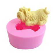 New Arrival! Design Dog Shape Silicone 3d Fondant Mold, Soap Mold,cake Decoration Tool