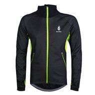 WOLFBIKE Thermal Fleece Cycling Jersey Shirt Casual Jacket Long Sleeve, Green, Size XL N72